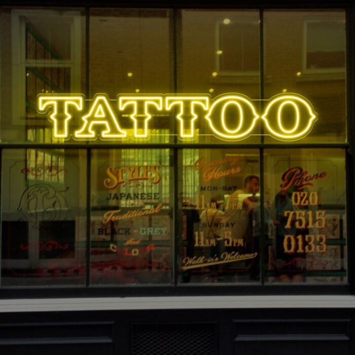 Tattoo Led Custom Neon Sign