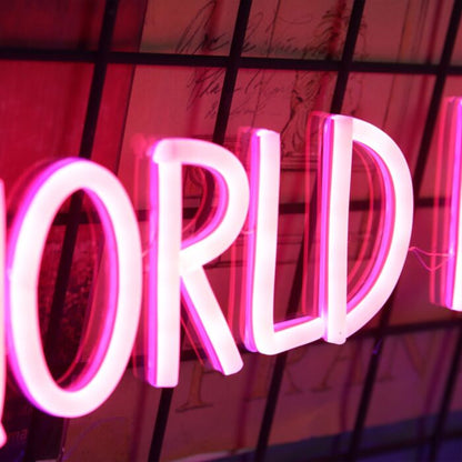 The World Is Yours Led Custom Neon Sign
