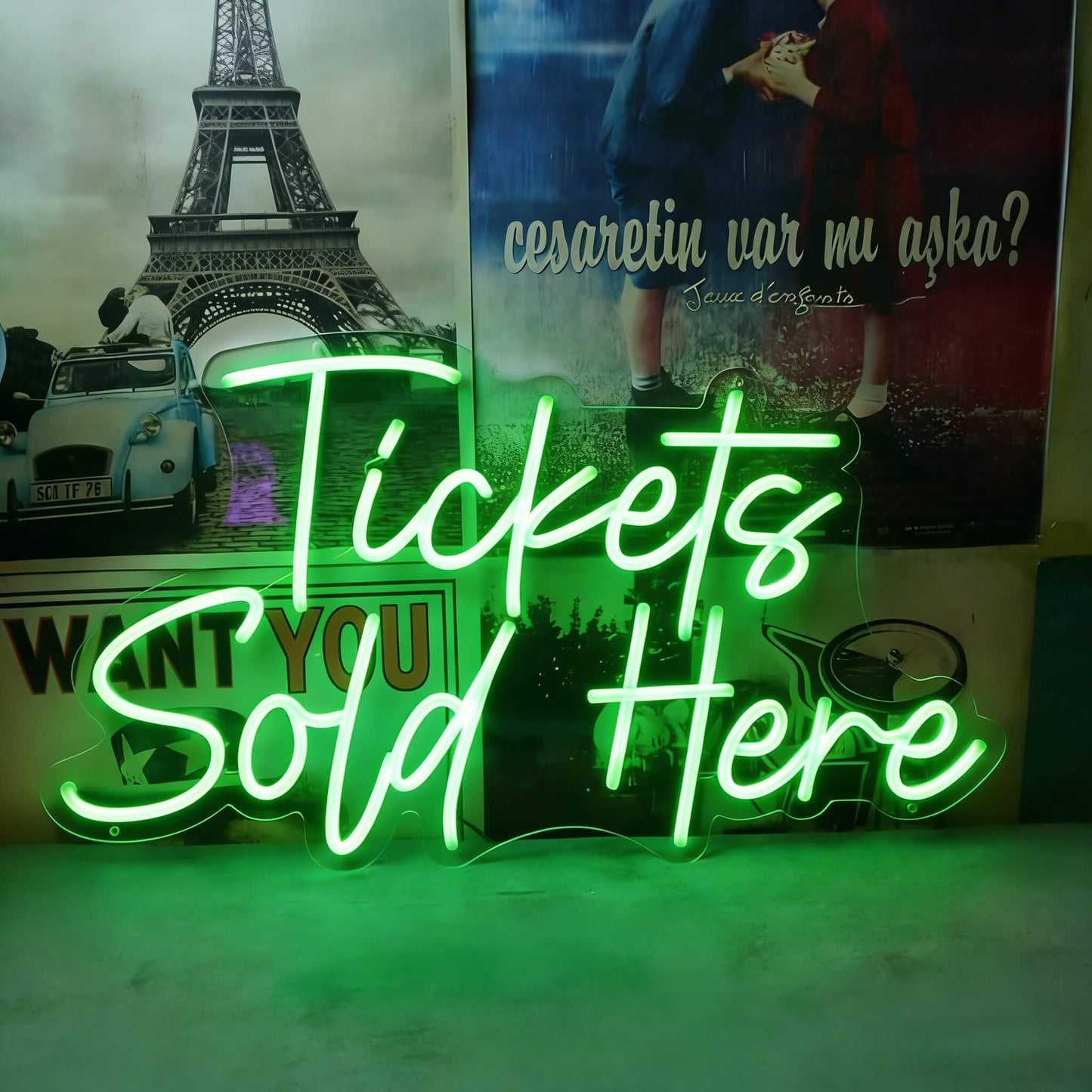 Tickets Sold Here Led Custom Neon Sign