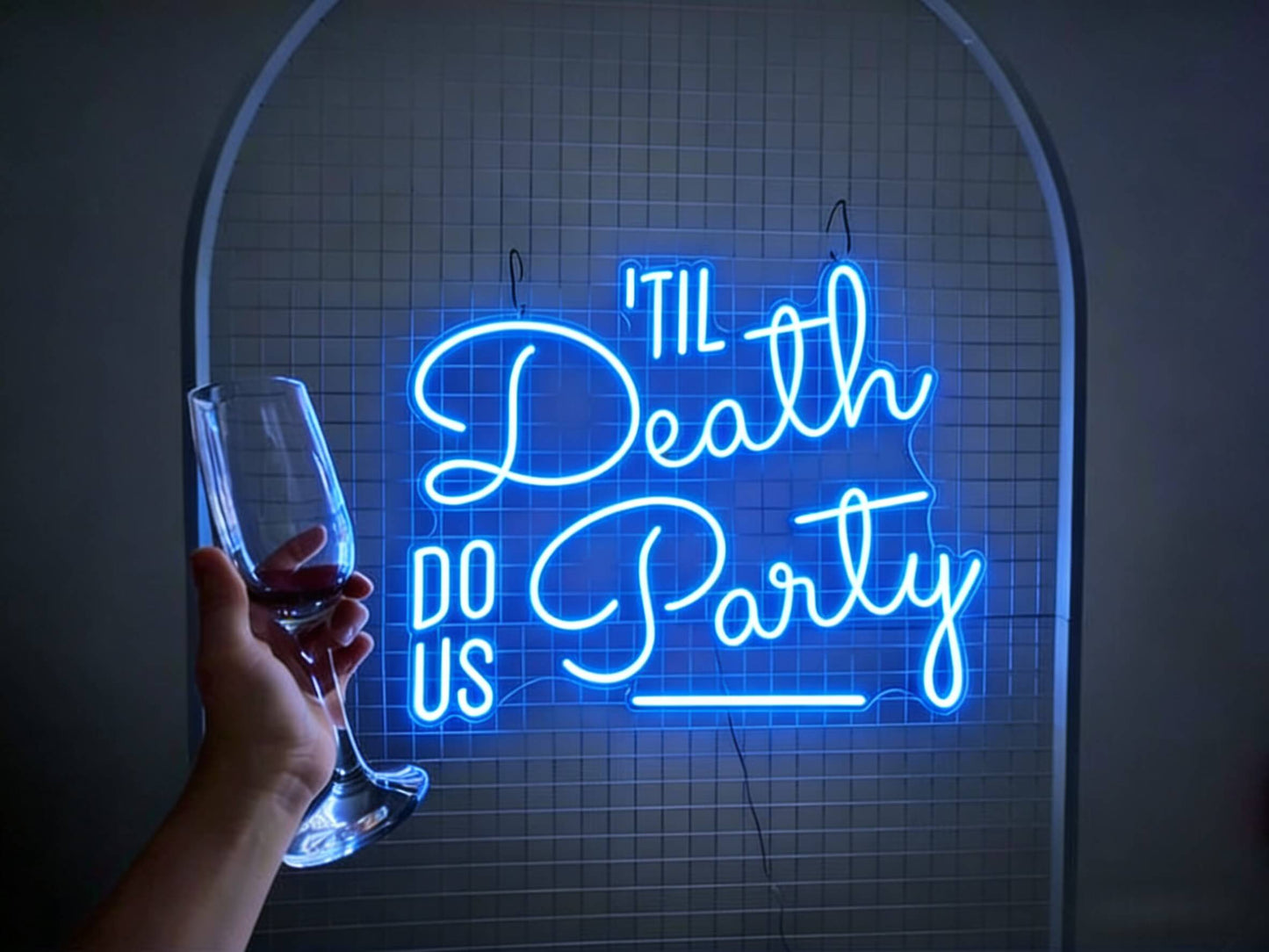 Til Death Do Us Party Led Custom Neon Sign
