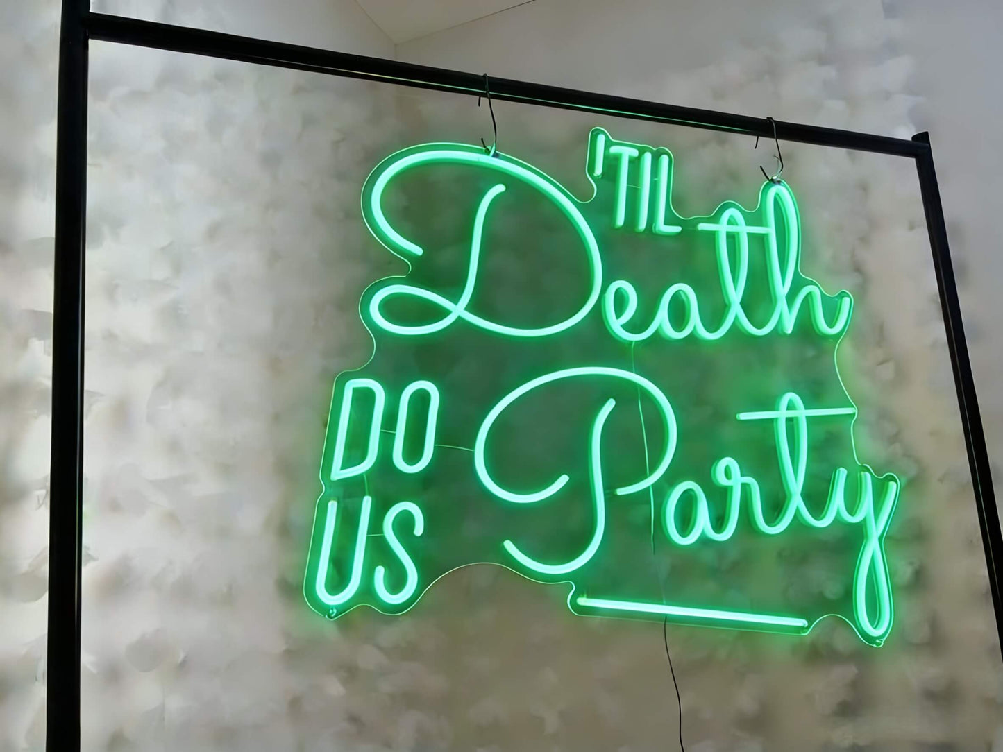 Til Death Do Us Party Led Custom Neon Sign