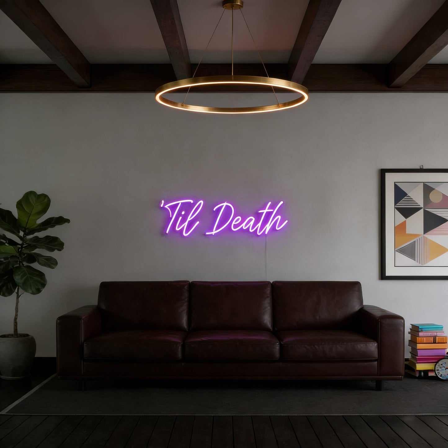 Til Death V1 Led Custom Neon Sign