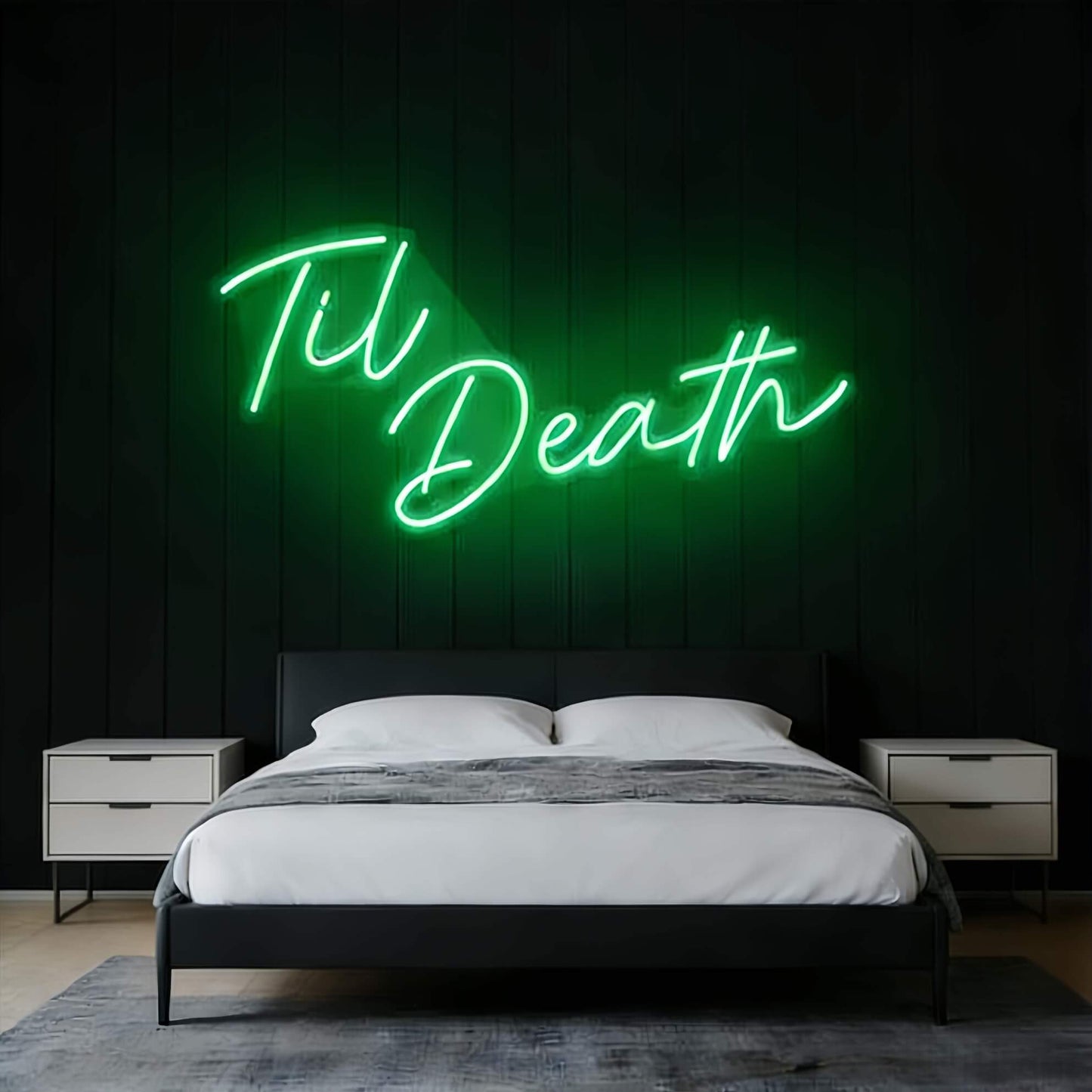 Til Death V2 Led Custom Neon Sign
