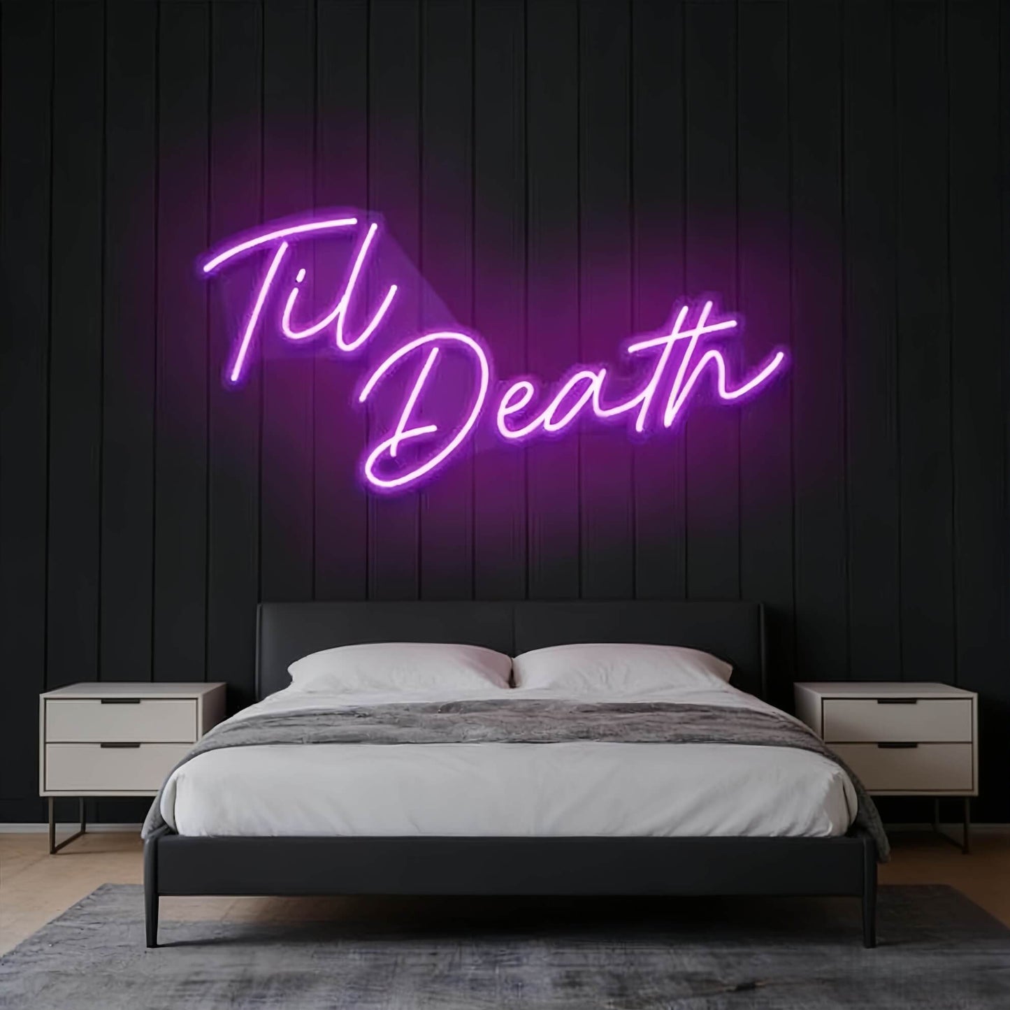 Til Death V2 Led Custom Neon Sign
