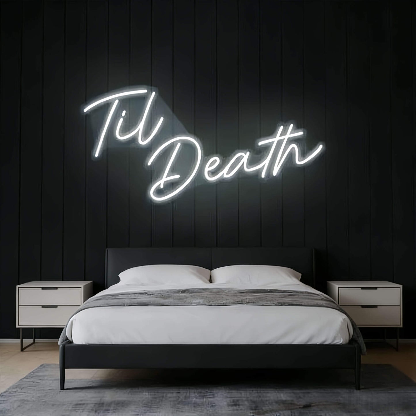 Til Death V2 Led Custom Neon Sign