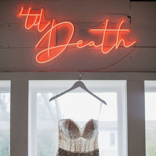 Til Death V3 Led Custom Neon Sign