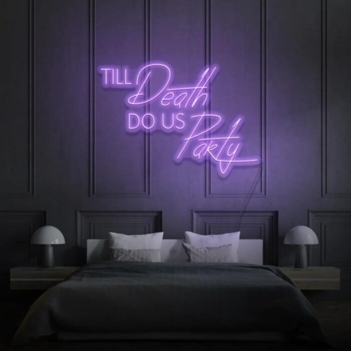 Til Death Do Us Party V3 Led Custom Neon Sign