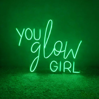 You Glow Girl Led Custom Neon Sign
