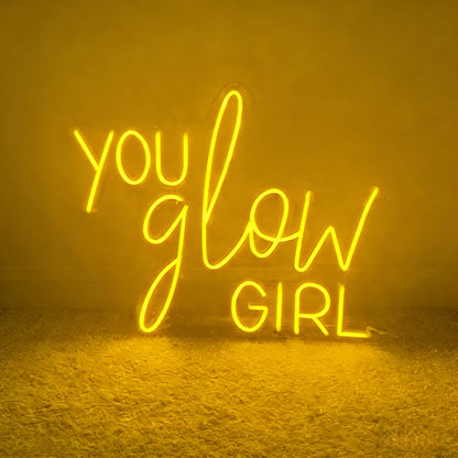 You Glow Girl Led Custom Neon Sign